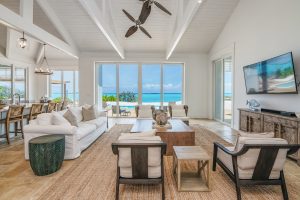 Elegant Bahamas villa on Love Beach with pool and turquoise ocean view