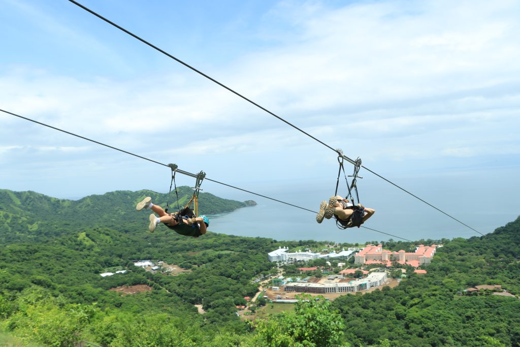 Costa Rica ziplining at Diamante Adventure Park - views