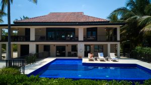 Spacious Caribbean beachfront villa with private pool and tropical views, Belize