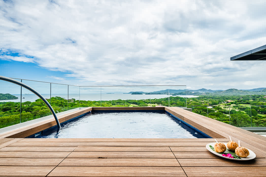 Reserva conchal penthouse private pool overlooking the pacific ocean