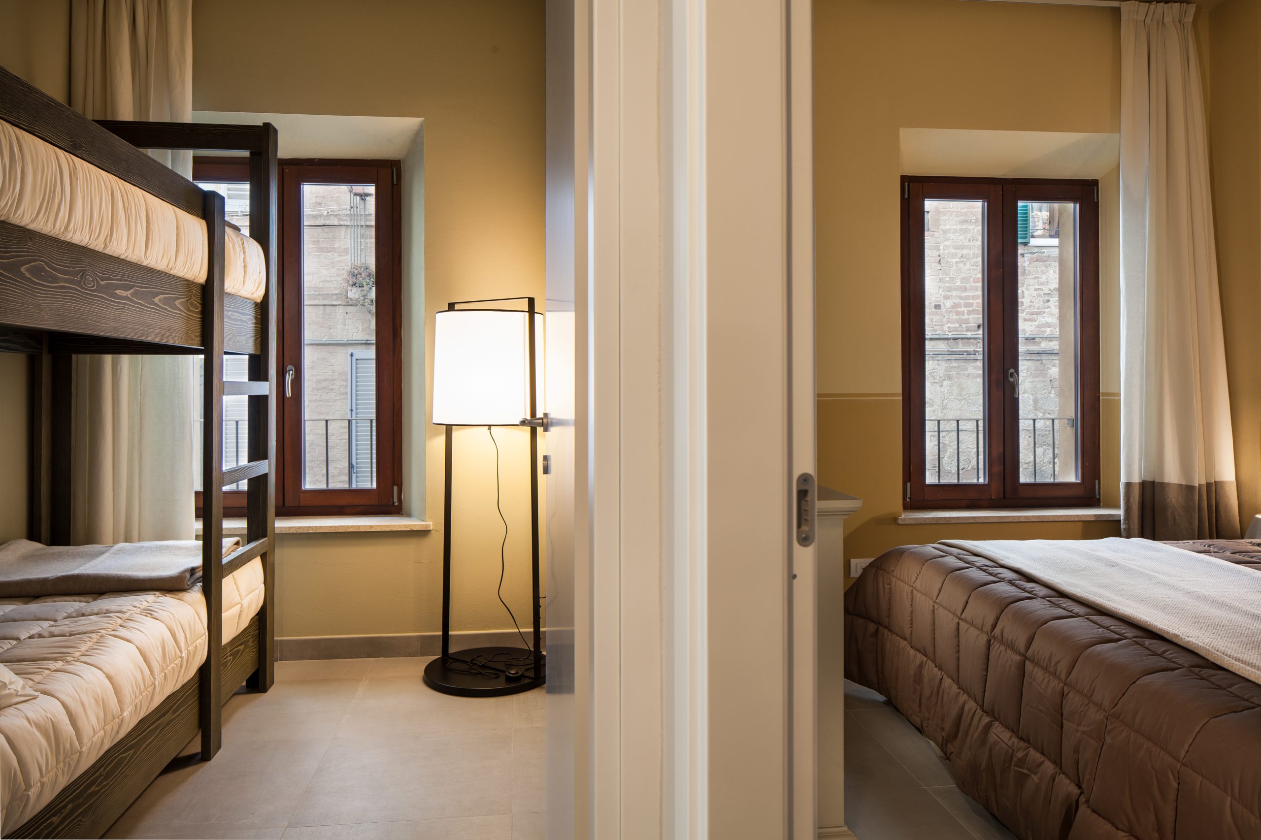 Modern Luxury Bedroom, Bunkbeds in Siena Italy