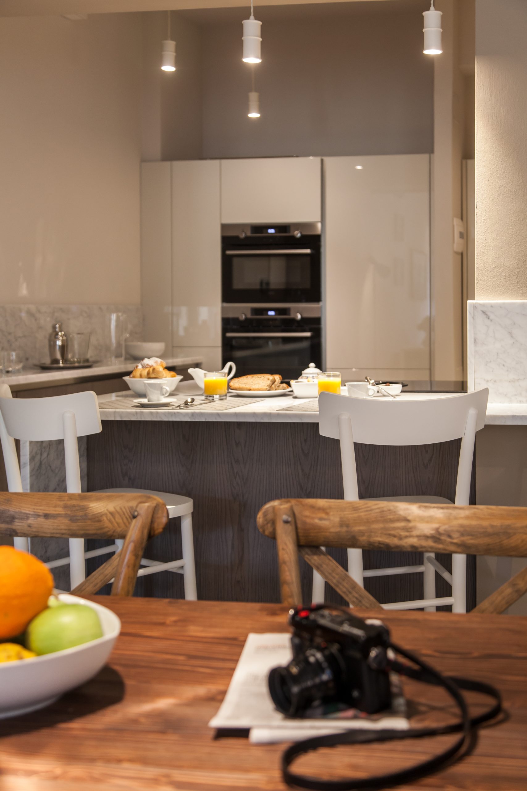 Luxury Penthouse in Siena Dining room and Kitchen