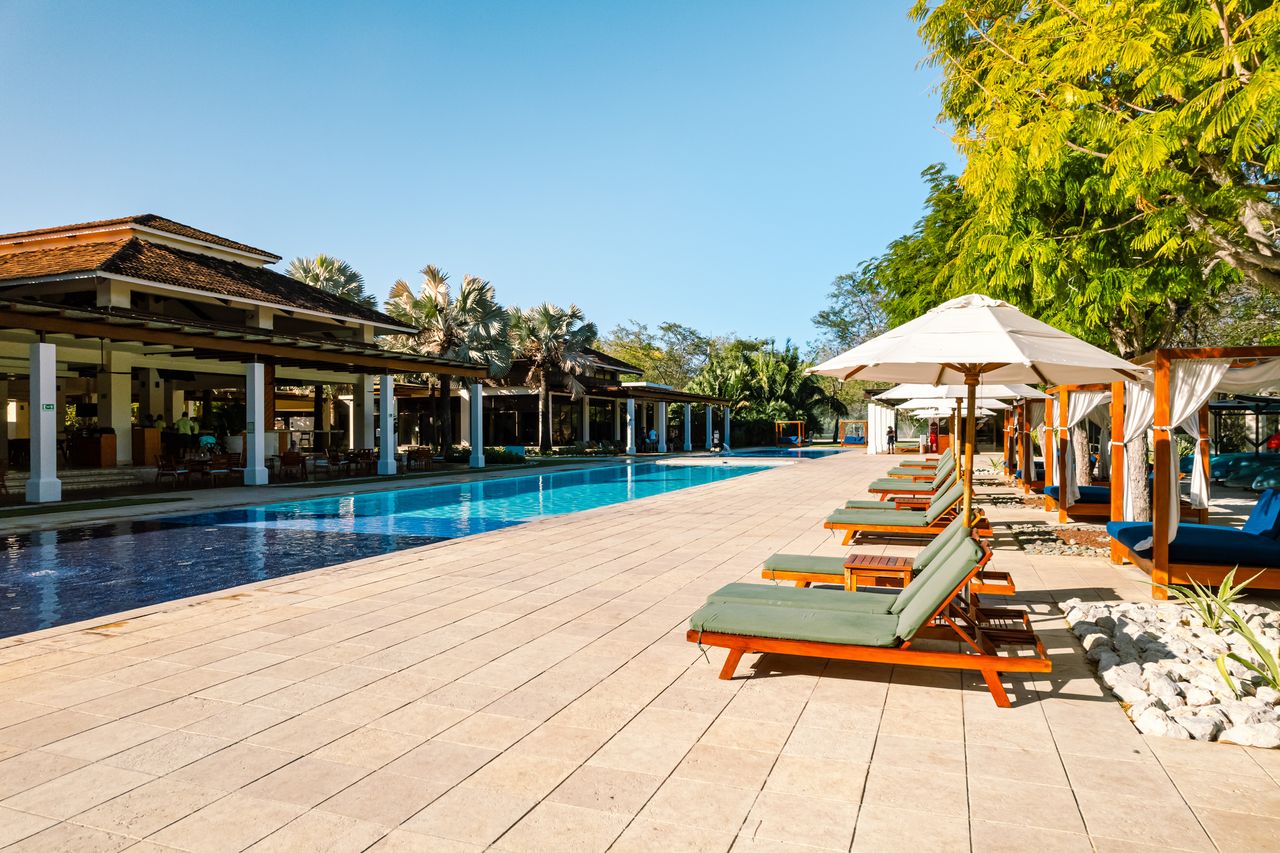 Reserva Conchal Beach Club Pool and Lounge Area