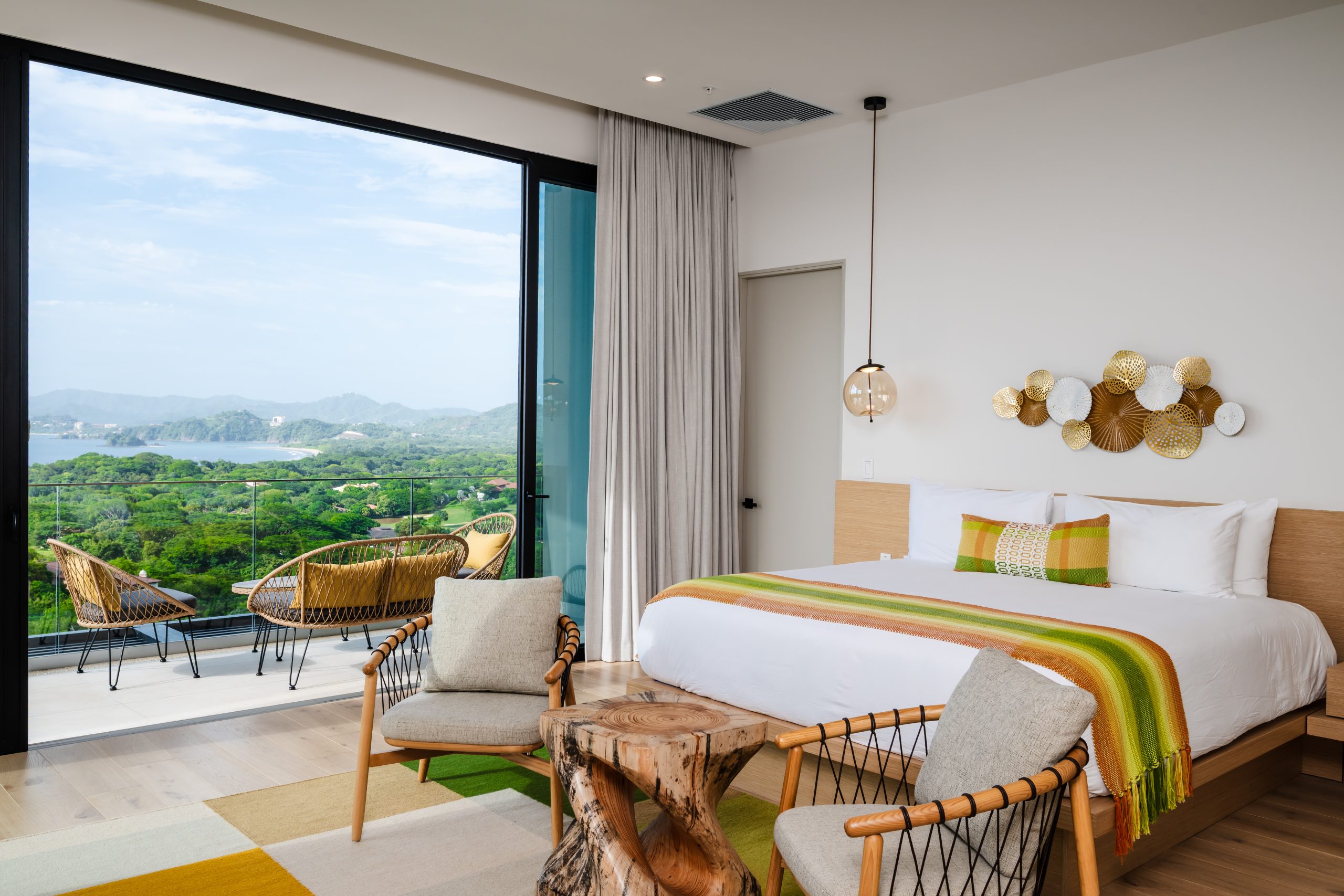 Luxury Ocean View Bedroom with Terrace at Reserva Conchal Penthouse