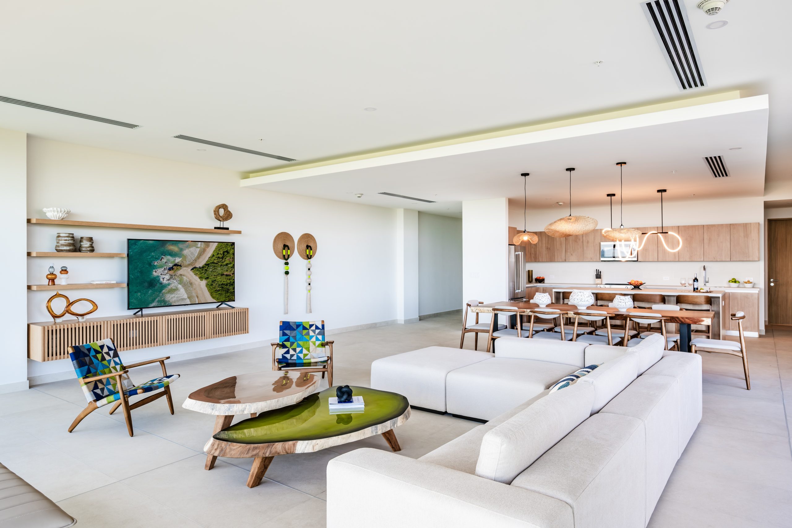 Luxury living room in Reserva Conchal Costa Rica