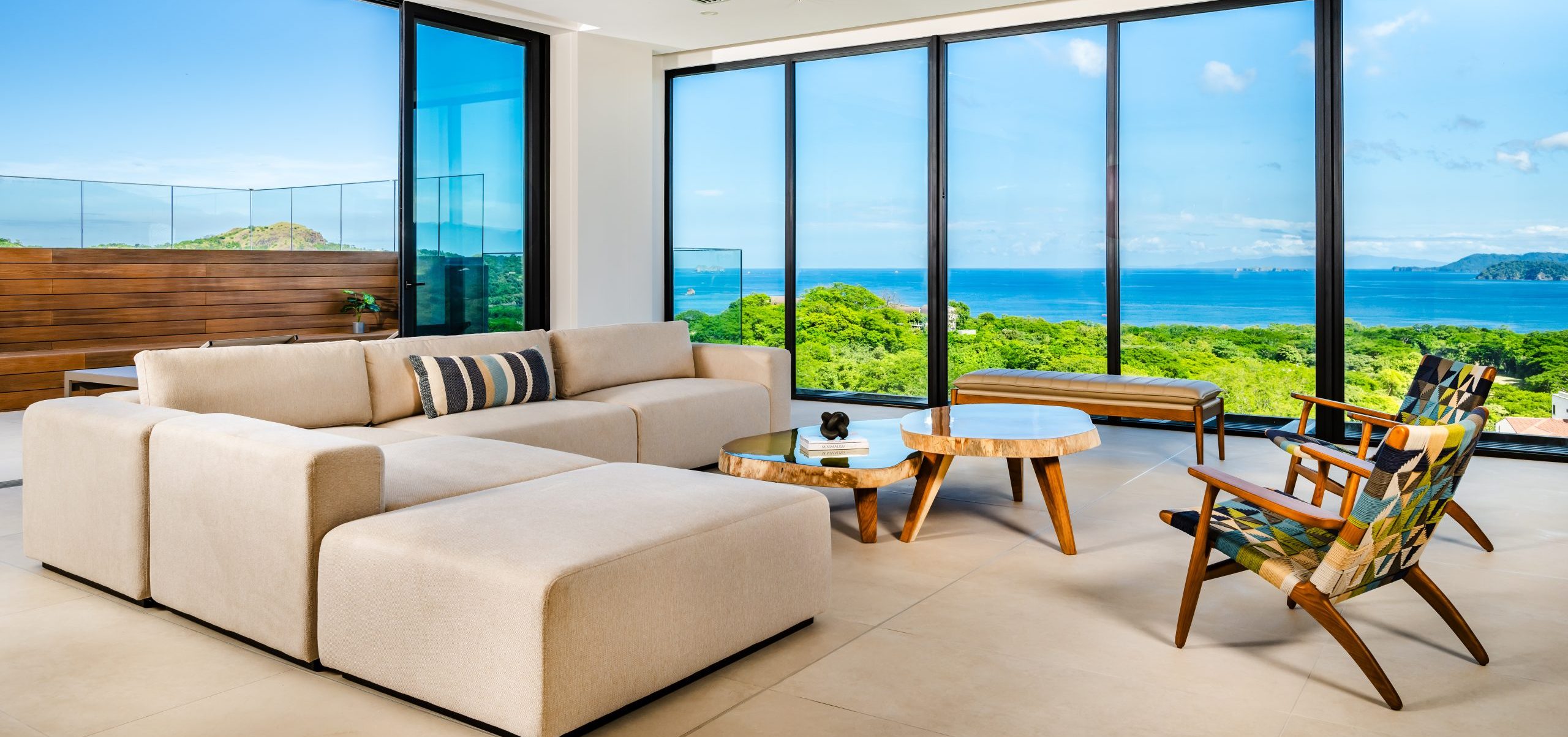 Reserva Conchal Living Room Sea View