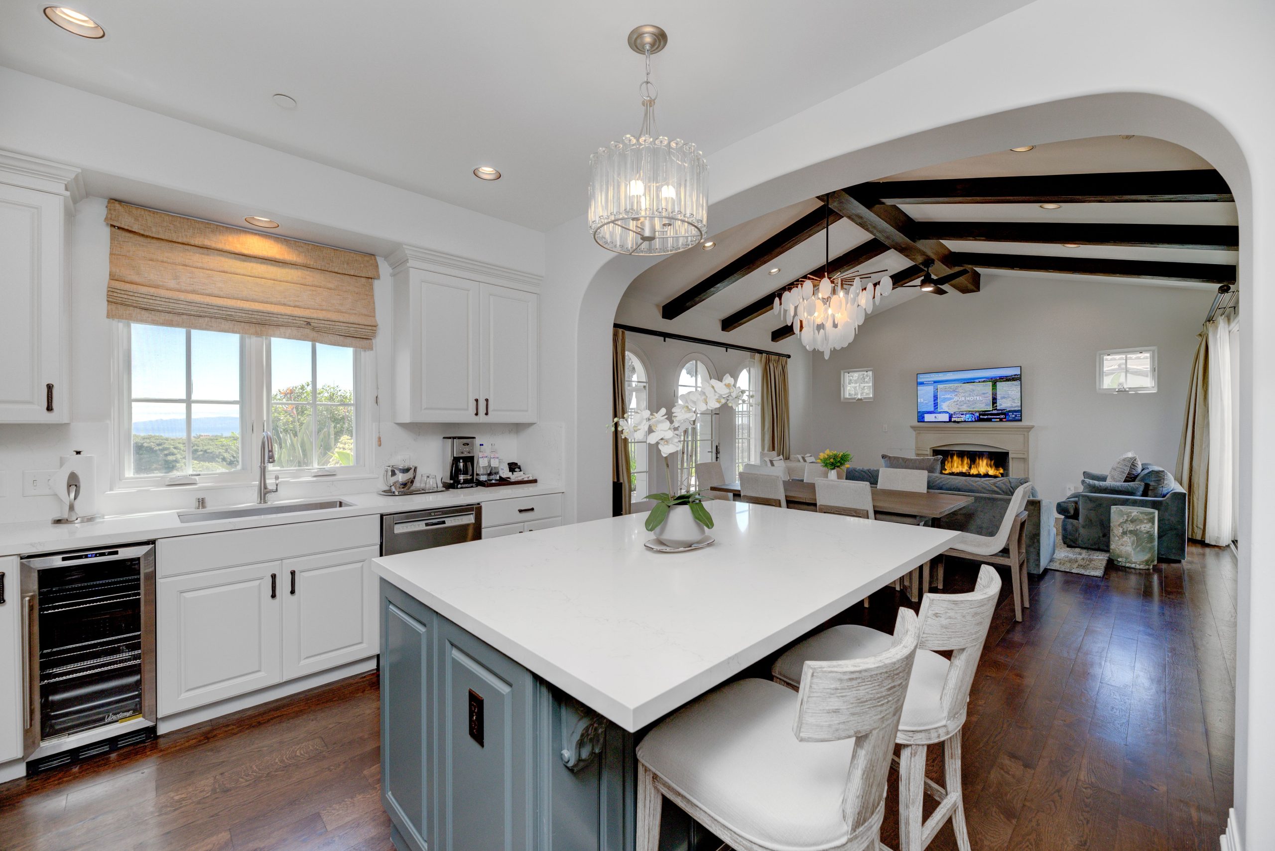 Luxury villa kitchen at Terranea Resort