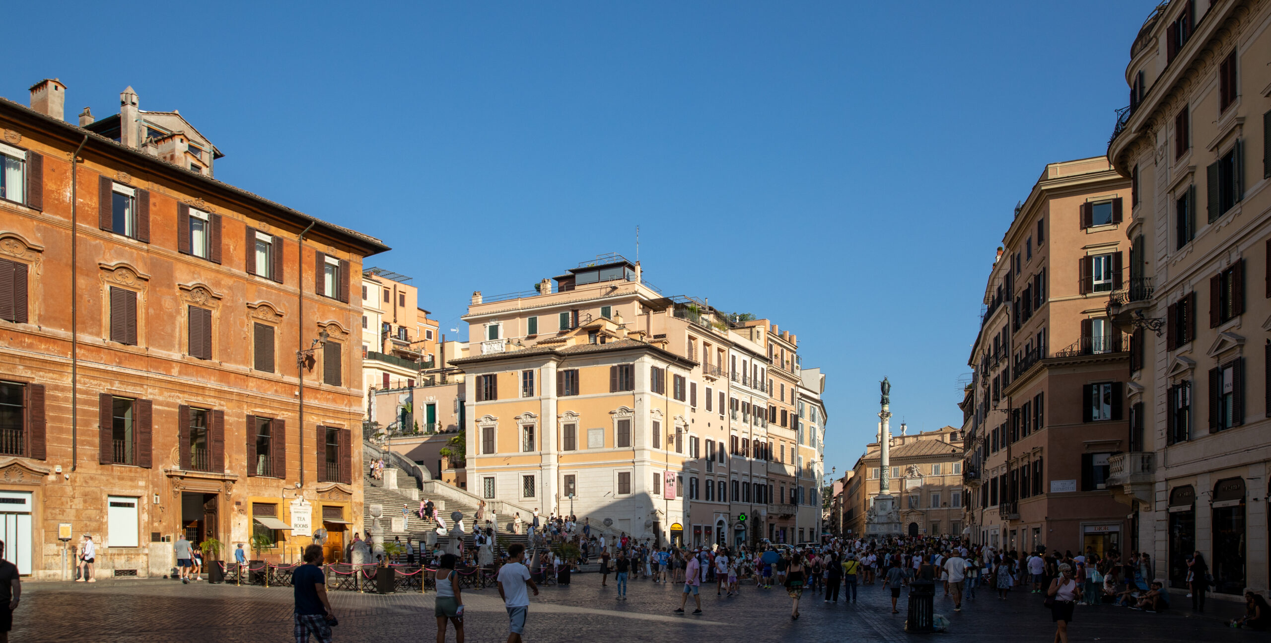 Charming Rome street with restaurants and historic architecture near the Spanish Steps_(1)