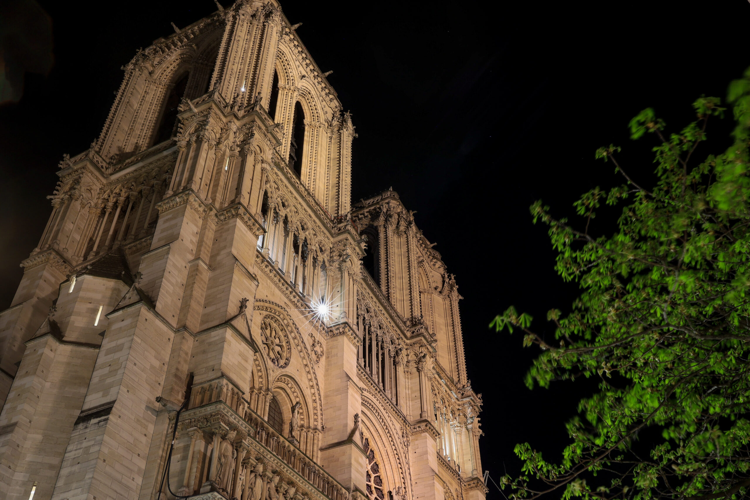 Scenic view of Notre-Dame Cathedral in Paris