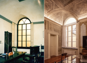 Before and after the renovation, Florence